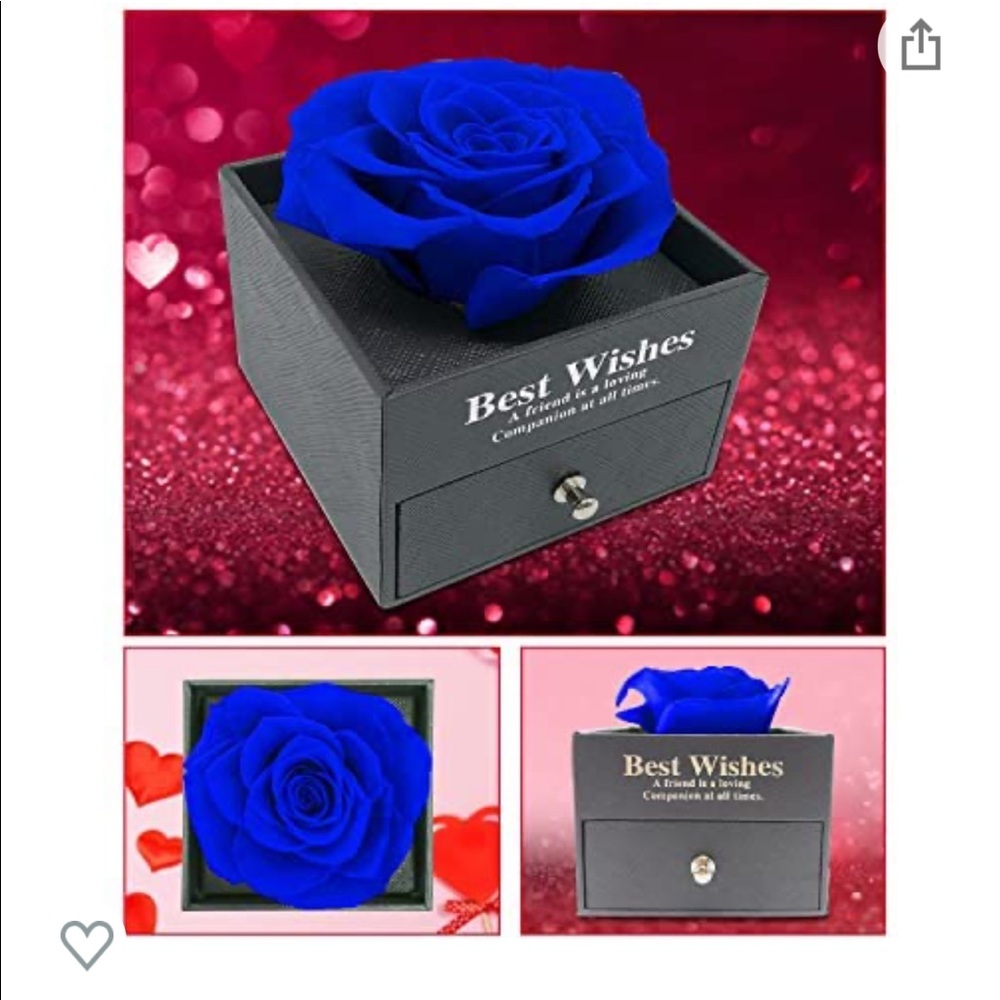 Preserved Blue Rose Gift